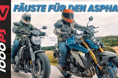 Wahre Power Naked Bikes! Suzuki GSX-S1000 vs. Honda CB1000R Black Edition Vergleich