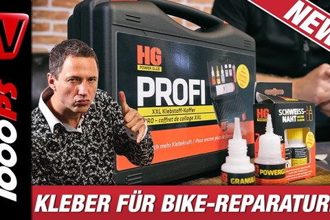 Kleber Test! HG Power Glue für Motorradreparatur!