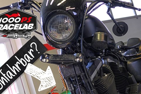 Harley-Davidson Sportster mit Öhlins-Gabel!