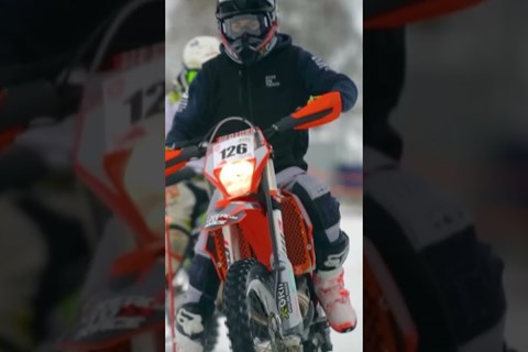 Schneechaos am Red Bull Ring 😂 #shorts #redbull #redbullring #enduro