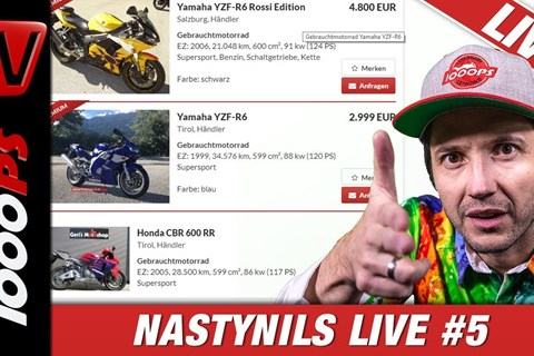 Motorrad Kaufberatung - NastyNils Live Folge 5 - Reiseenduros, A2 Bikes, Nakedbikes und Smalltalk