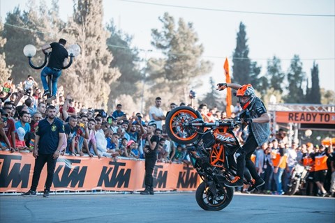 Spectacular Rok Bagoros KTM show in Palestine 2016