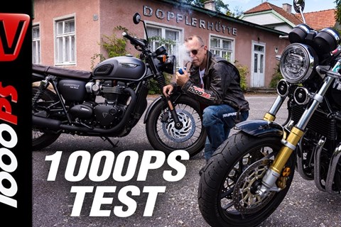 Honda CB1100RS vs. Triumph T120 Black Vergleichs Test 2017 - Retro-Gemetzel zwischen Japan und UK
