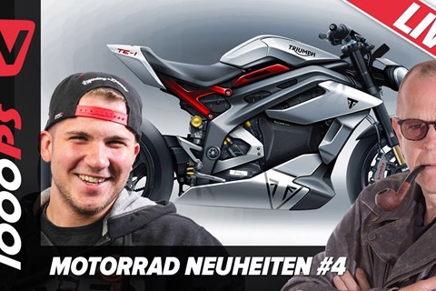 Elektro-Triumph und Harley-Reiseenduro? 1000PS Live - Motorrad Neuheiten 2021 Motorradtalkshow