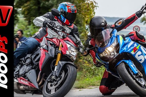 Suzuki GSX-R1000 vs GSX-S1000 2015 | Vergleich Supersport - Nakedbike
