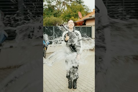 Kann man so im Regen fahren? #motorex #imprägnieren