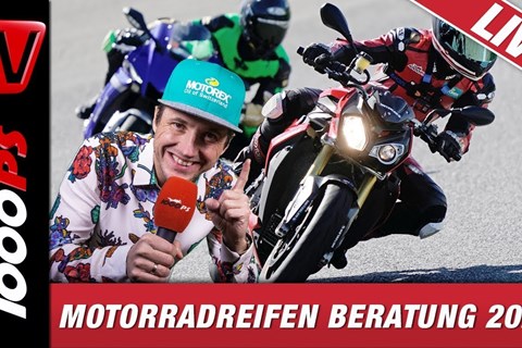 Motorradreifen Beratung 2020 - Neuheiten von Metzeler - Experten im Studio