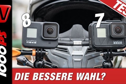 Spar dir dein Geld! Gopro Hero 8 Black am Motorrad - Vergleich mit Hero 7 Black