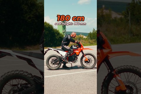 Sitztest KTM 390 Enduro R #ktm #ktm390enduror