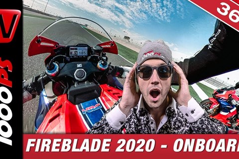 299 km/h im Display mit der Fireblade 2020 - Test Folge 2 / 3 - 360 Grad - Wähle Perspektive
