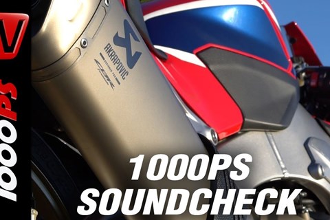 Honda CBR1000RR Fireblade SP Akrapovic GP Soundcheck