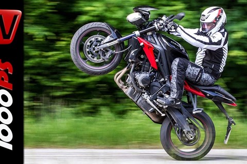 Triumph Street Triple Stunts | StuntFriday Action