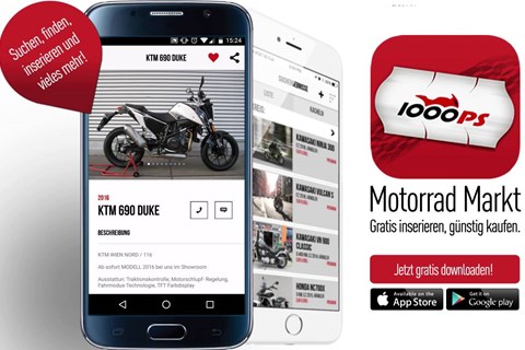 1000PS Motorrad Marktplatz APP - Motorrad verkaufen und kaufen