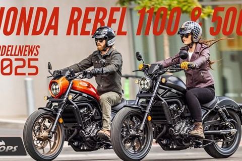 Aus 2 mach 3! Honda Rebel 1100 Update 2025 & Rebel 500 Neuigkeiten