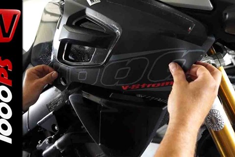 Felgenband Anleitung und Aufkleber Anleitung | Suzuki V-Strom 1000