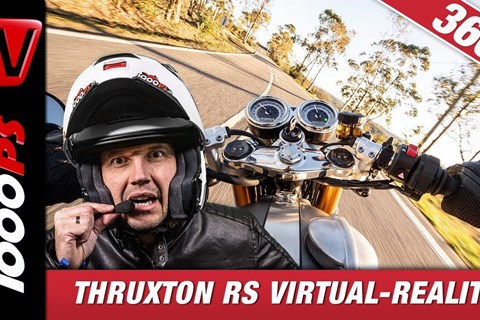 360 Grad - Triumph Thruxton RS im Kurveneldorado