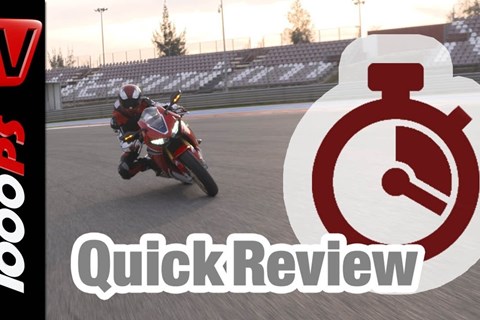 Quick Review: Honda CBR1000RR Fireblade 2017 - english