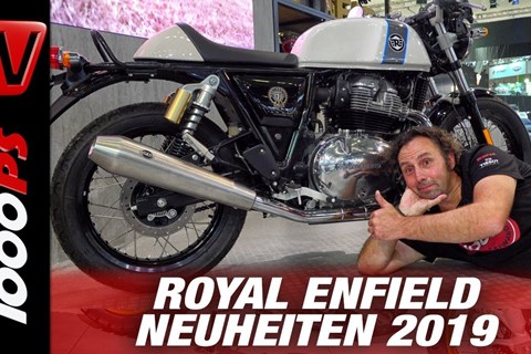 Royal Enfield Continental GT 650 und Interceptor 650  auf der INTERMOT 2018