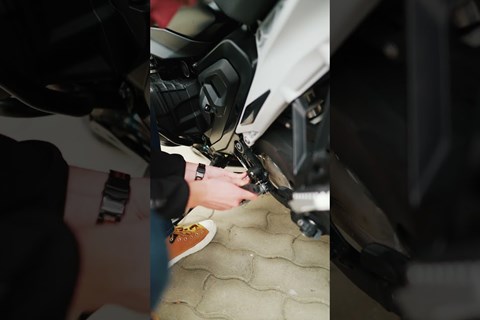 Endlich ein ordentlicher Schalthebel auf der GS 😉 #dna