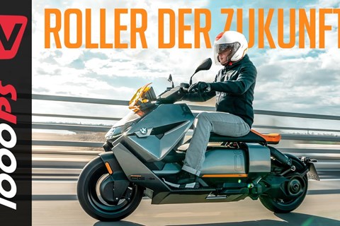 Die Alternative für Pendler? BMW CE 04 Elektroroller Test 2022