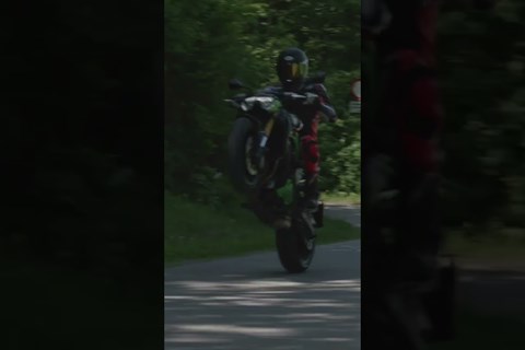 Mit einem Wheelie ins neue Jahr !😎 #shorts #motorcycle