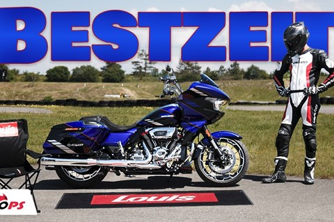 Harley CVO Road Glide Bestzeit Test - Die teuerste Maschine auf der Strecke!