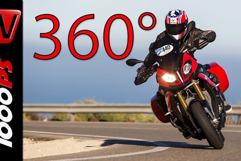 360 Grad Motorrad Video - BMW S 1000 XR  - Küstenstraße - BMW Motorrad Test-Camp Almeria 2016