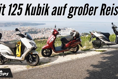Ab wann tut's weh? Suzuki Address & Suzuki Avenis & Suzuki Burgman 125 im Reisetest!