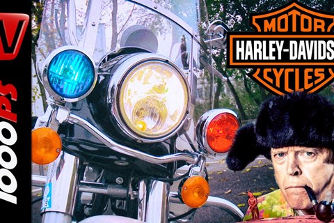 Polizei | Fahrtechnik | Police-Harley | Parcours