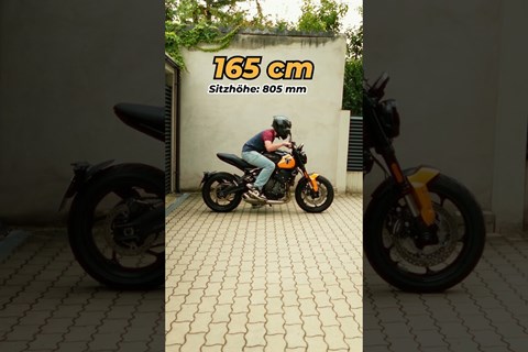 Sitzprobe Triumph Trident 660 #triumph