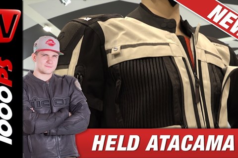 Held Atacama - Textil-Kombi mit integrierten LED Streifen!