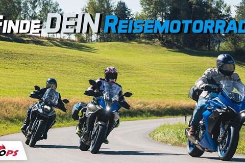 Womit reist man am besten? Reiseenduro, Sporttourer oder Crossover - Suzuki GX vs GT vs V-Strom 1050