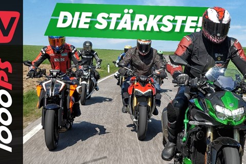 Reißt die Arme aus - Hyper Naked Vergleich 2021 - Kawasaki Z H2 SE