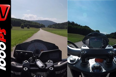 KTM 390 Duke vs. Kawasaki Z300 Drag Race