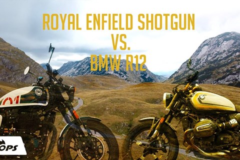 Halber Preis, gleicher Spaß? Royal Enfield Shotgun 650 vs BMW R12