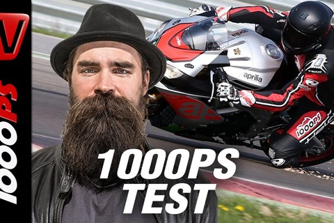 1000PS Test - Aprilia RSV4 RF 2017 - 201PS-V4-Akrapovic Rakete