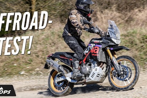 Was kann die neue Aprilia Tuareg Rally?