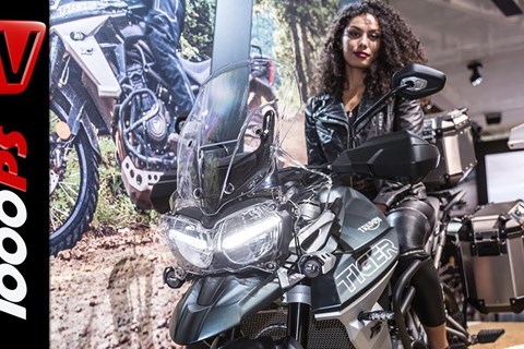 Triumph Neuheiten 2018 - Moto 2 Daytona Soundcheck, Tiger 800, Tiger 1200 XC, Tramontana