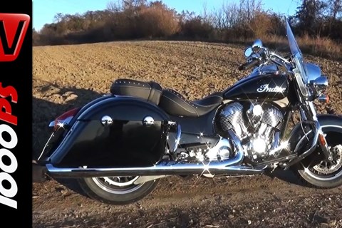 Indian Springfield | Erste Ausfahrt | Vgl. HD Road King