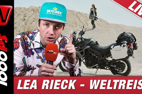 Eine Frau - 90.000km Weltreise am Motorrad - Sag dem Abenteuer ich komme mit Lea Rieck