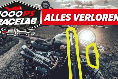 Hoffnungsloser Fall? Performance-Optimierung einer nicht einstellbaren Serien Motorrad-Gabel