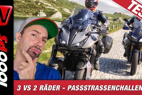 Dreirad oder Zweirad? Yamaha Niken GT vs. Yamaha Tracer 900 GT im Vergleich - Yamaha Tourer im Test