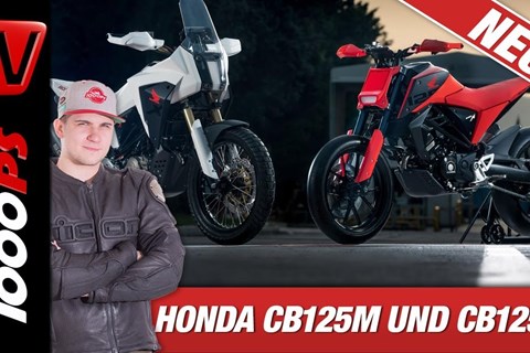 Honda CB125M und CB125X Concept - 125er Supermoto Wahnsinn!