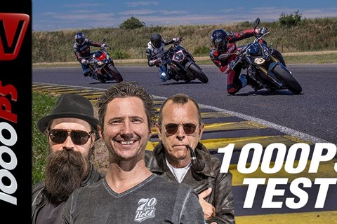 1000PS Test - ​Power Nakedbike Vergleich - ​Tuono gegen SuperDuke, S1000R, Street Triple RS und MT10