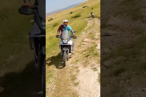 meistert die XL750 Transalp die Bosnia Rally? #shorts