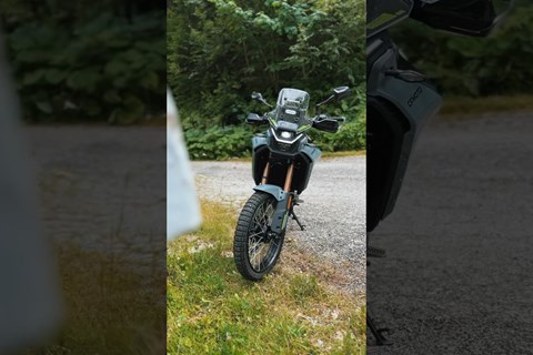 Soundcheck der neue CFMoto 450MT 💥🏍️ #shorts