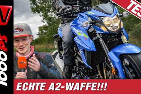 Schnellstes A2 Motorrad? Die GSX-S 750 im Test, digitale Beschleunigung mit 48 PS