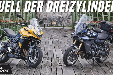 Welcher Dreizylinder reist besser? Yamaha Tracer 9 GT+ & Triumph Tiger Sport 800 2025 im Vergleich