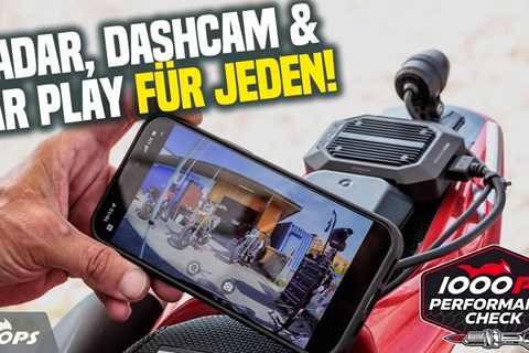 Radar und CarPlay an der BMW F 450 GS: Chigee AIO-6, SR1 und XR1 im Test | 1000PS Performance Check