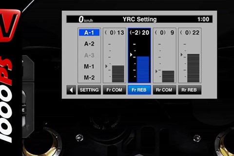 2015 | Yamaha YZF- R1 | Elektronische Features im Detail - Menüführung - Bedienung